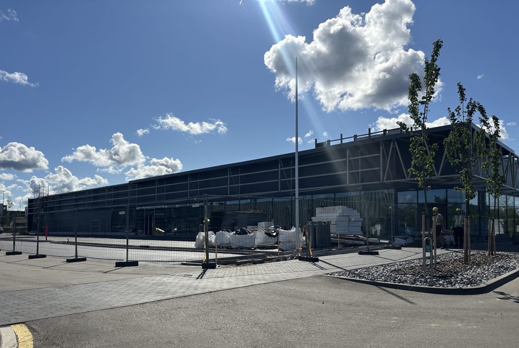 Dangeručio g. 2, 4 (Dangeručio g. 2, 4) - Shopping center - construction photos