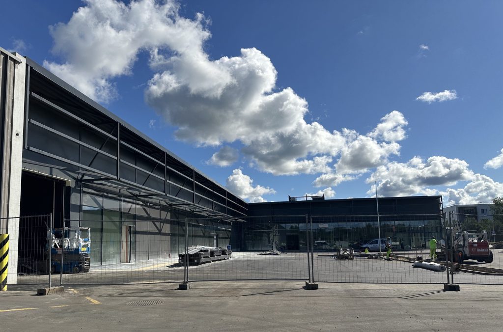 Dangeručio g. 2, 4 (Dangeručio g. 2, 4) - Shopping center - construction photos