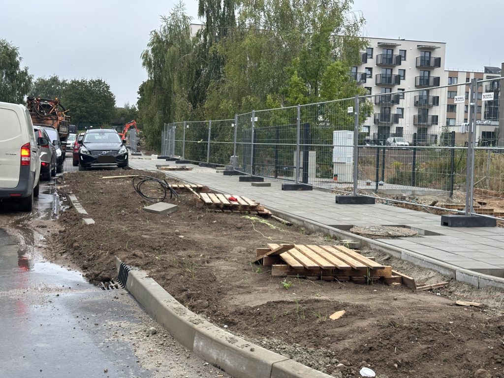 Gileikių gatvės atkarpa (Gileikių g.) - Tänav - ehituse fotod