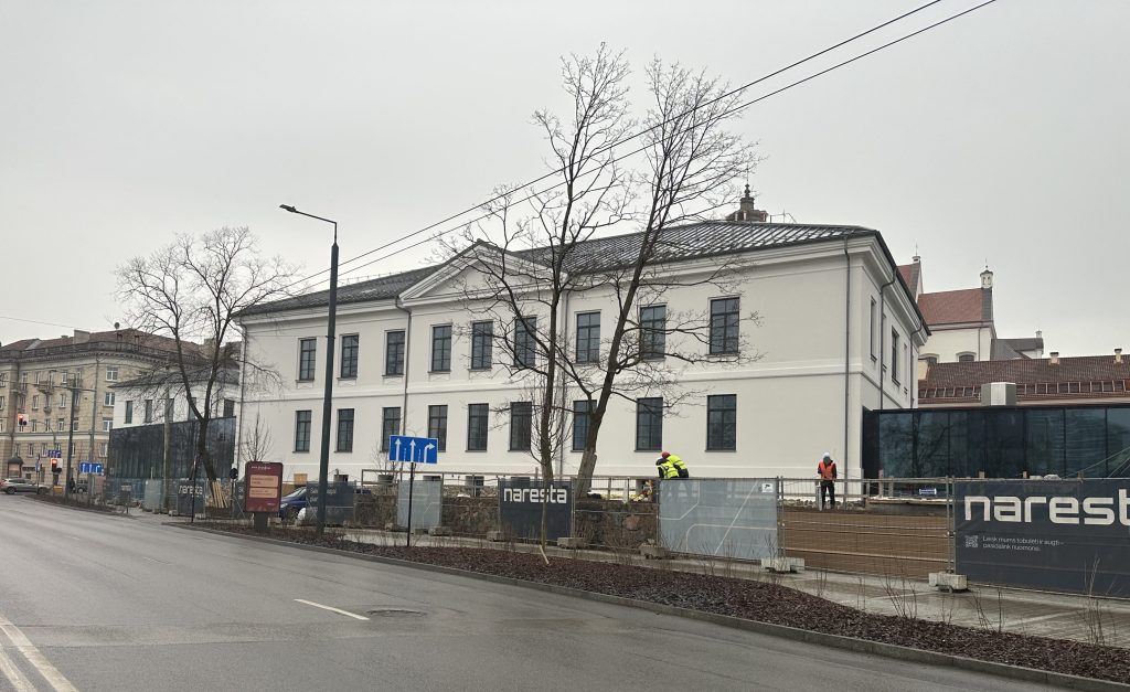 J. Tumo-Vaižganto g., A. Goštauto g., Vasario 16-osios g. (J. Tumo-Vaižganto g., A. Goštauto g., Vasario 16-osios g.) - Jalgrattatee, Tänav - ehituse fotod