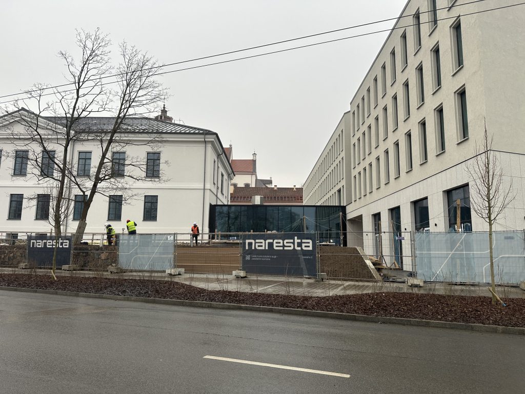 J. Tumo-Vaižganto g., A. Goštauto g., Vasario 16-osios g. (J. Tumo-Vaižganto g., A. Goštauto g., Vasario 16-osios g.) - Jalgrattatee, Tänav - ehituse fotod