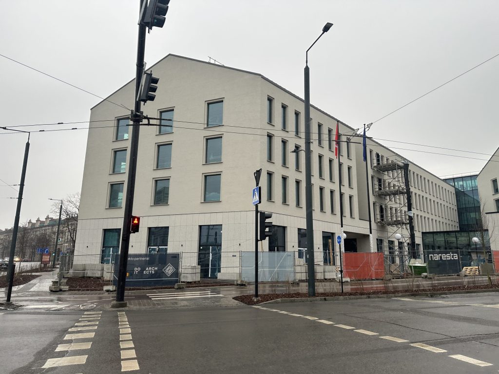 J. Tumo-Vaižganto g., A. Goštauto g., Vasario 16-osios g. (J. Tumo-Vaižganto g., A. Goštauto g., Vasario 16-osios g.) - Jalgrattatee, Tänav - ehituse fotod