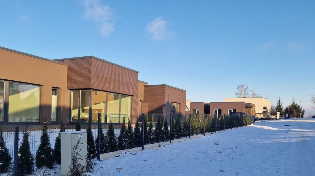 Riedulių namai (Riedulių g. 2, 4, 6, 8, 10) - Row housing - construction photos