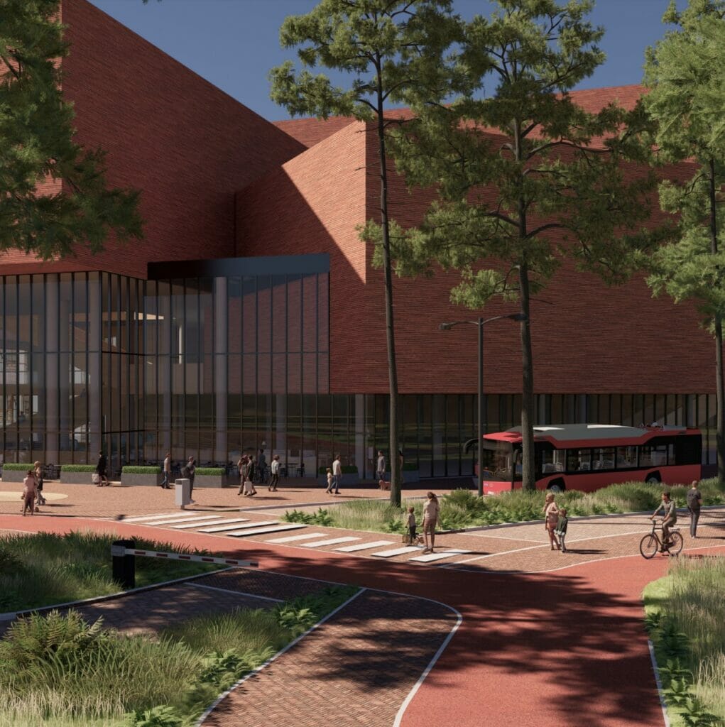 Tunelis po Geležinio vilko g., Gerosios vilties g. ir M. K. Čiurlionio g. atkarpų rekonstrukcija ( Geležinio vilko g., Gerosios vilties g.) - Bike path, Street - visualization