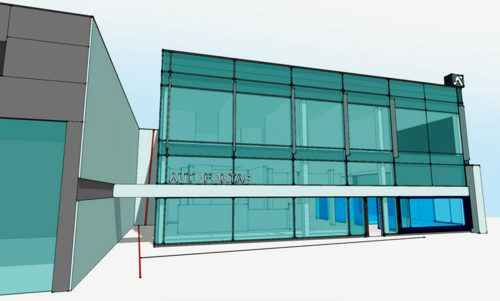 9-ojo Forto g. 63 (9-ojo Forto g. 63) - Showroom / Service center - visualization