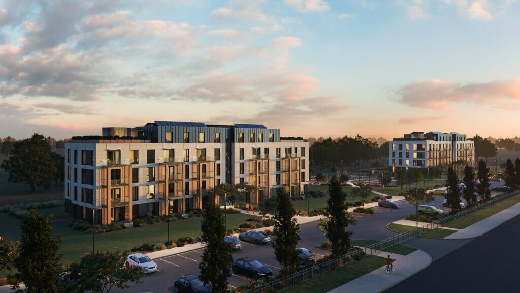 Dižozoli (Gaujas iela 118, 120, Mārupe) - Daugiabutis - vizualizacija