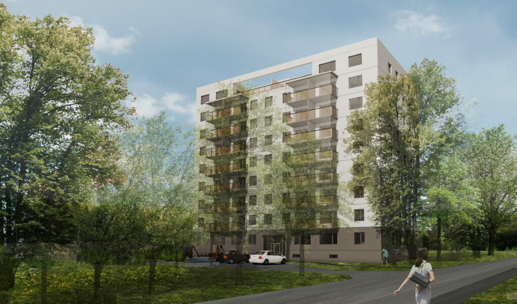 Mimosa (Akāciju iela 2F) - Daugiabutis - vizualizacija