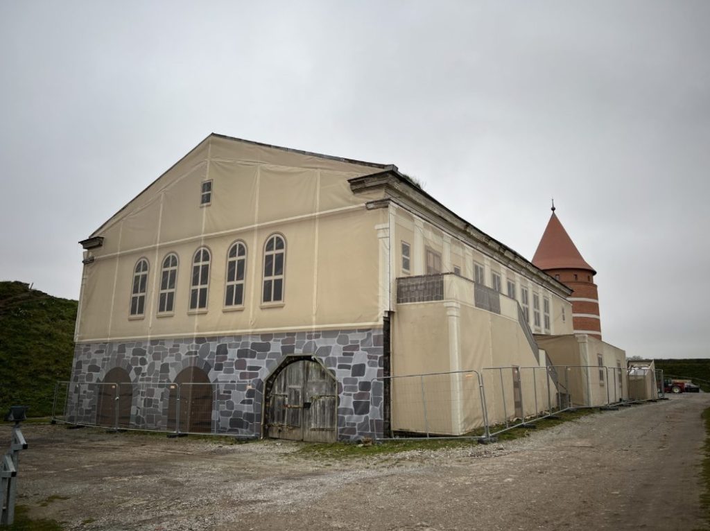 Karininkų ramovė (Priešpilio g. 2) - Military center - visualization
