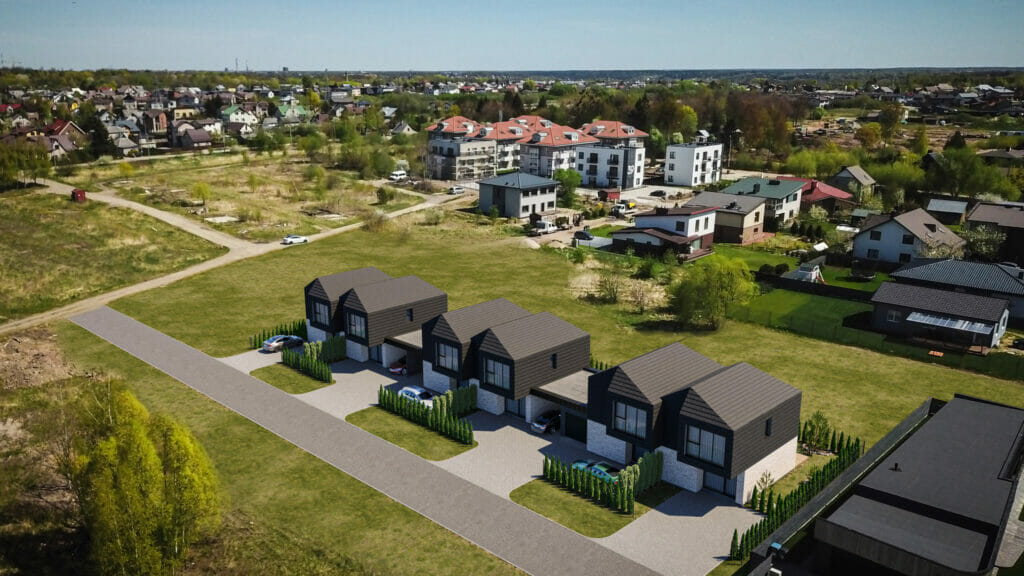 KATILIŠKIO (M. Katiliškio g. 9,11,13) - Row housing - visualization