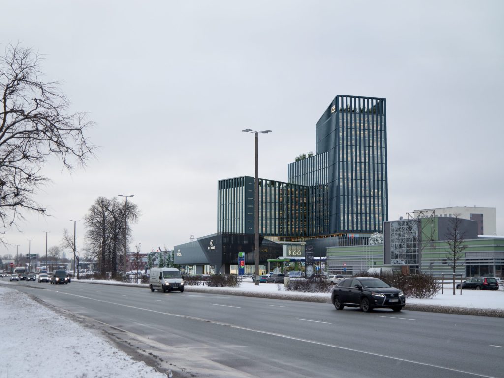 K66 (Krasta iela 66) - Office center - visualization