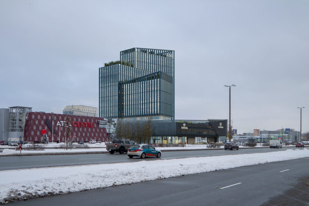 K66 (Krasta iela 66) - Office center - visualization