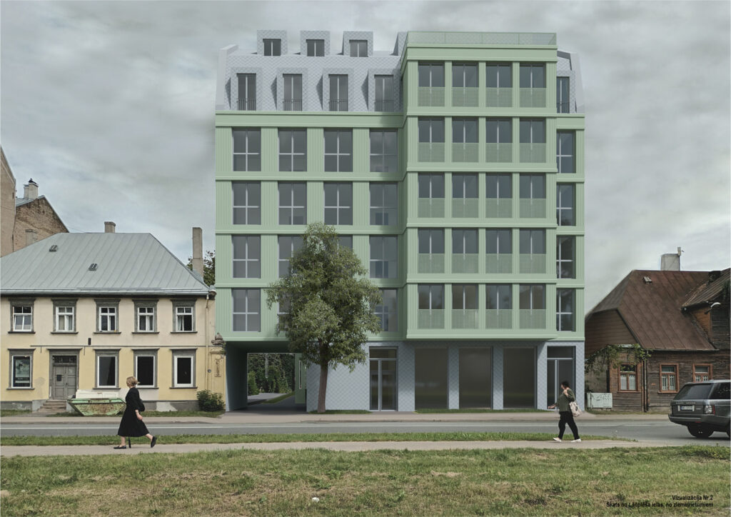 L81 (Lāčplēša iela 81, 81A, 83B) - Multi apartment - visualization