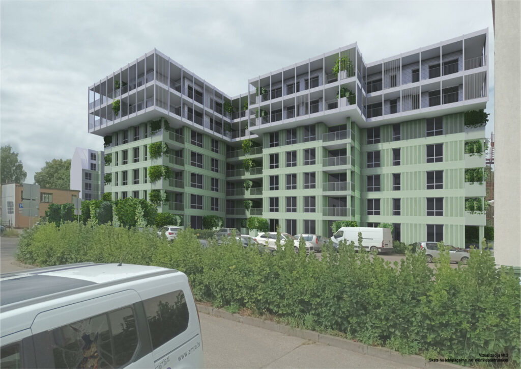 L81 (Lāčplēša iela 81, 81A, 83B) - Multi apartment - visualization