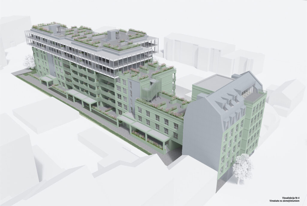 L81 (Lāčplēša iela 81, 81A, 83B) - Multi apartment - visualization