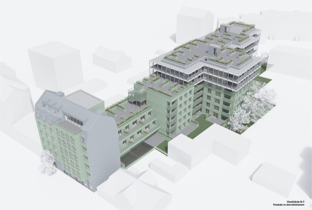 L81 (Lāčplēša iela 81, 81A, 83B) - Multi apartment - visualization