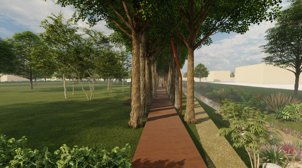 Liepų alėja tarp Vyčio Kryžiaus gatvės ir Garliavos plento (Vyčio Kryžiaus g.,Garliavos pl.) - Park - visuaalne