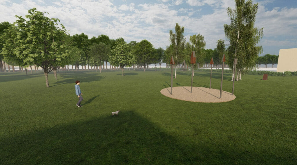 Liepų alėja tarp Vyčio Kryžiaus gatvės ir Garliavos plento (Vyčio Kryžiaus g.,Garliavos pl.) - Park - visuaalne