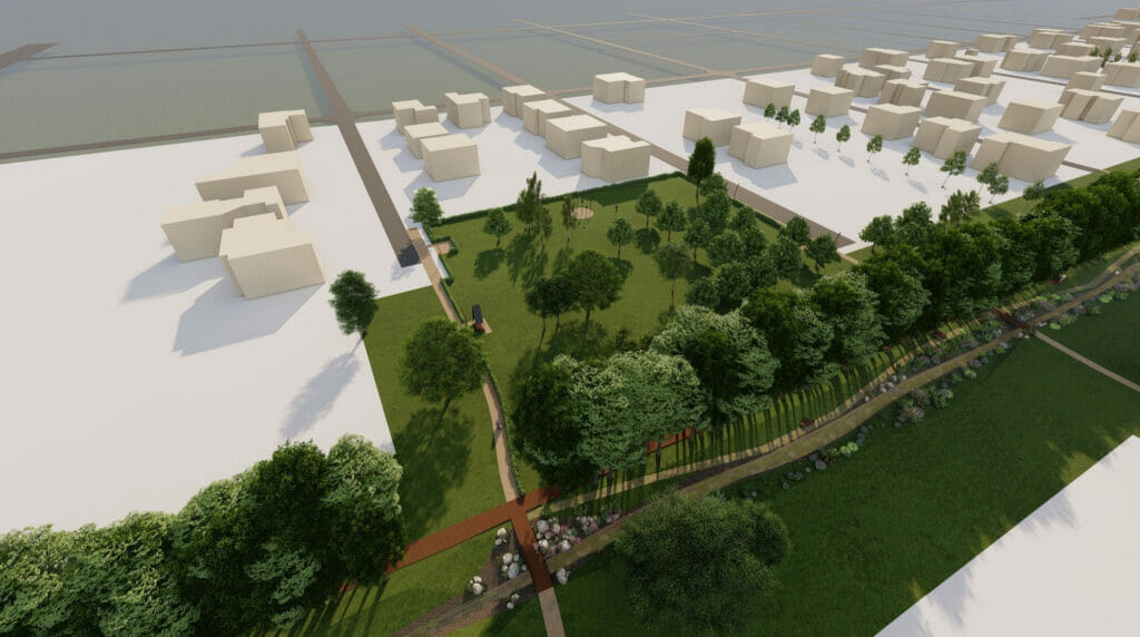 Liepų alėja tarp Vyčio Kryžiaus gatvės ir Garliavos plento (Vyčio Kryžiaus g.,Garliavos pl.) - Park - visuaalne