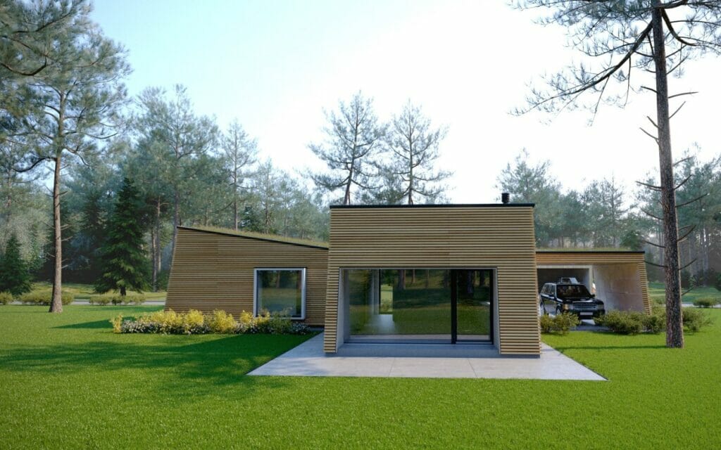 Live in wood (Šumsko g. 312, 314, 316, 318) - Private house community - visualization