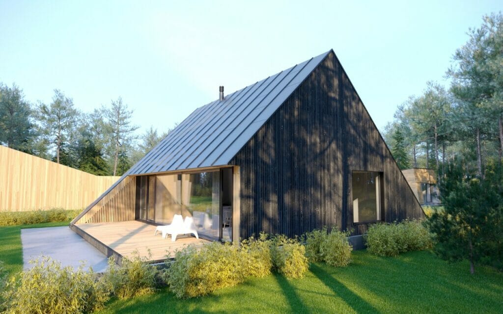 Live in wood (Šumsko g. 312, 314, 316, 318) - Private house community - visualization