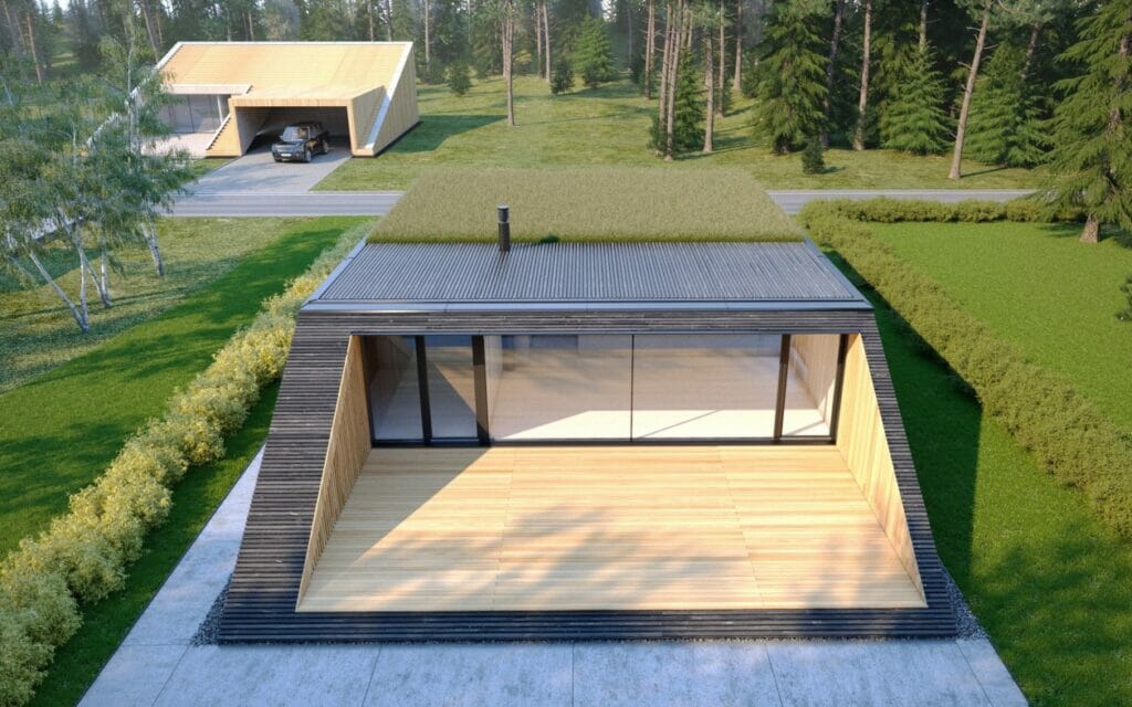 Live in wood (Šumsko g. 312, 314, 316, 318) - Private house community - visualization