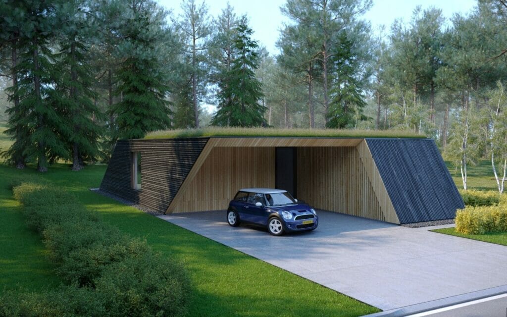 Live in wood (Šumsko g. 312, 314, 316, 318) - Private house community - visualization