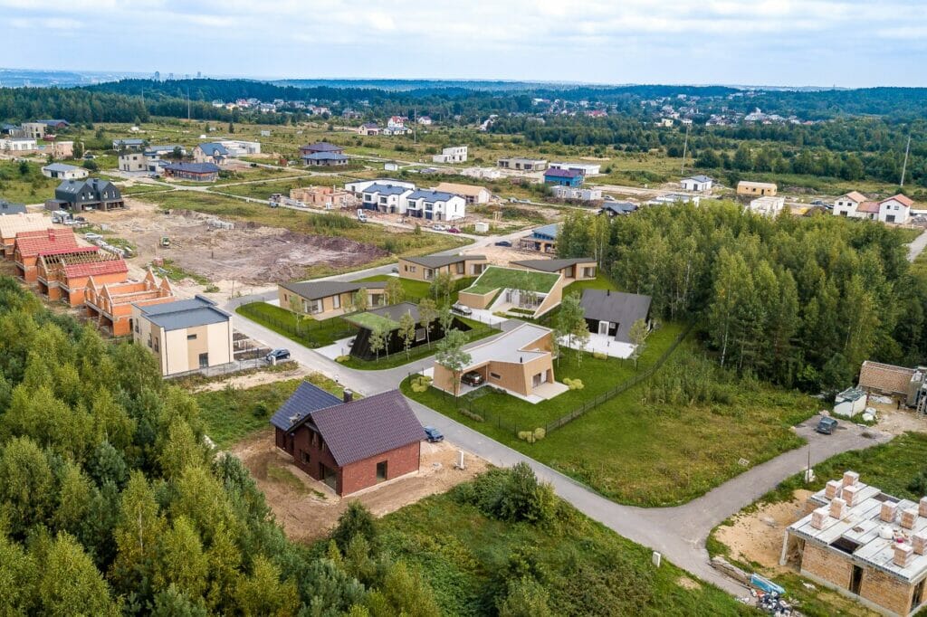 Live in wood (Šumsko g. 312, 314, 316, 318) - Private house community - visualization