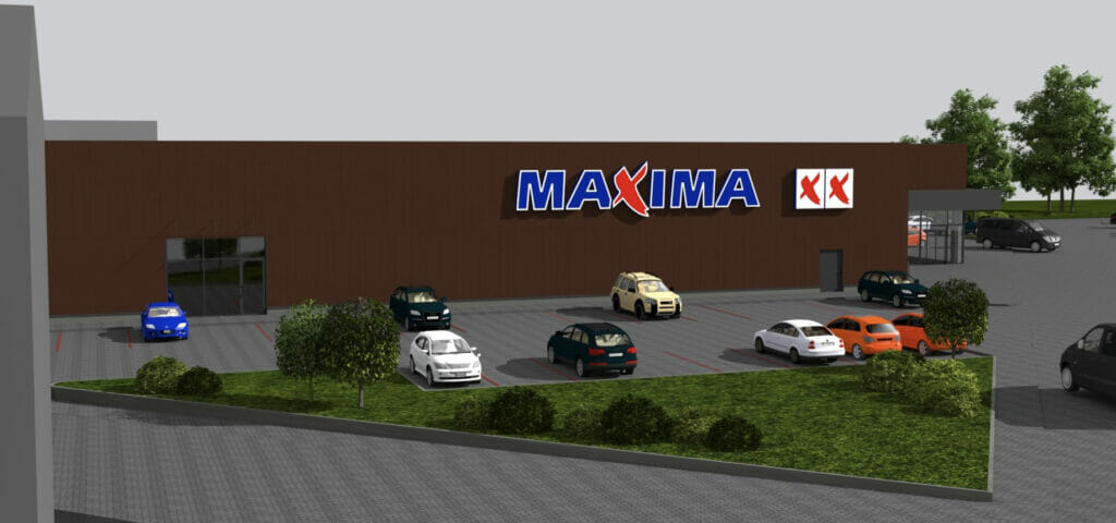 MAXIMA Liepojos g. (Liepojos g. 10) - Food store - visualization