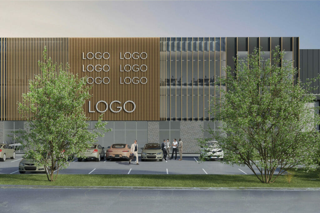 Mozūriškių g. 55 (Mozūriškių g. 55) - Tirdzniecības centrs, Noliktava / Izplatīšanas centrs - vizualizācija