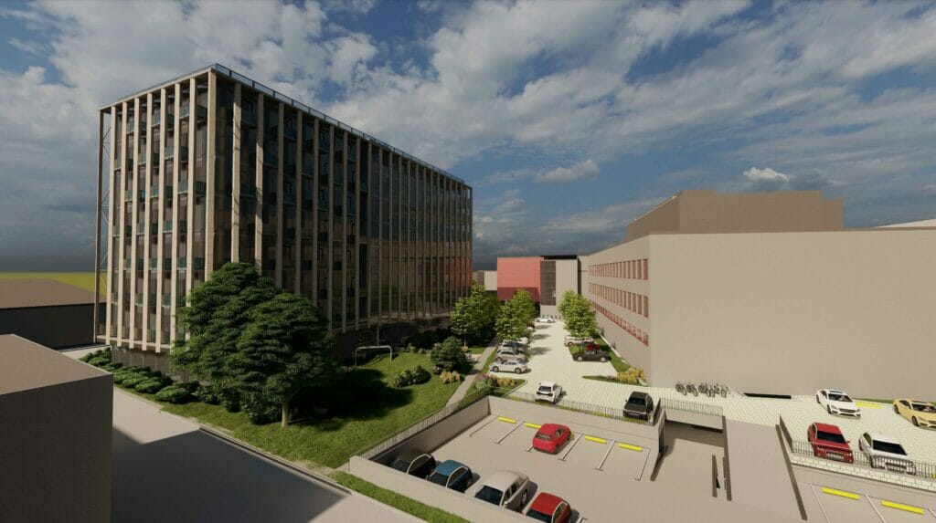 P. Lukšio g. 2 (P. Lukšio g. 2) - Hotel, Office center - visualization