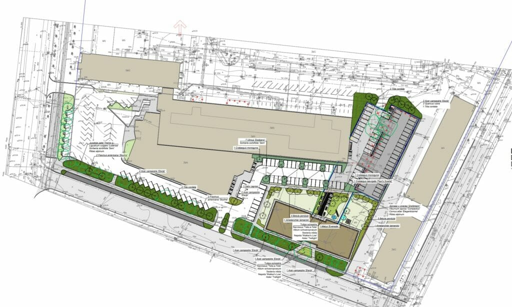 P. Lukšio g. 2 (P. Lukšio g. 2) - Hotel, Office center - visualization