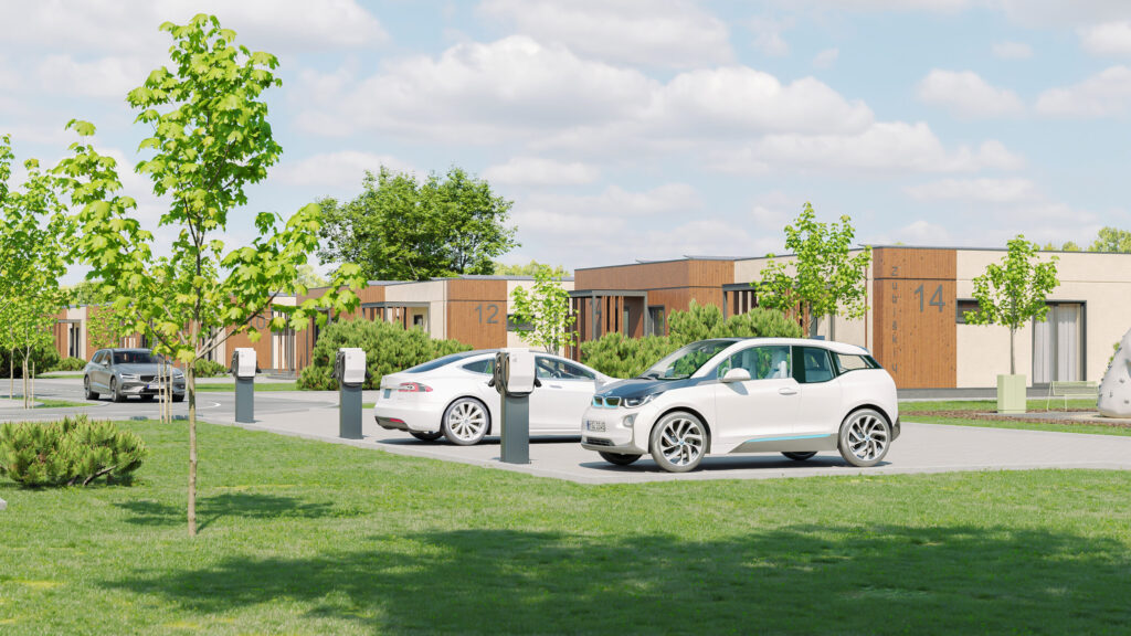 Trakų kaimynystė 1 etapas (Zubiškių g. 2 - 82) - Private house community - visualization