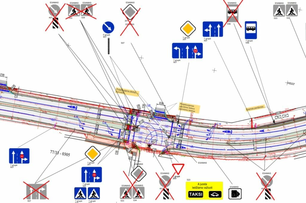 Saulėtekio al. pertvarkymas (Saulėtekio al.) - Street - visualization