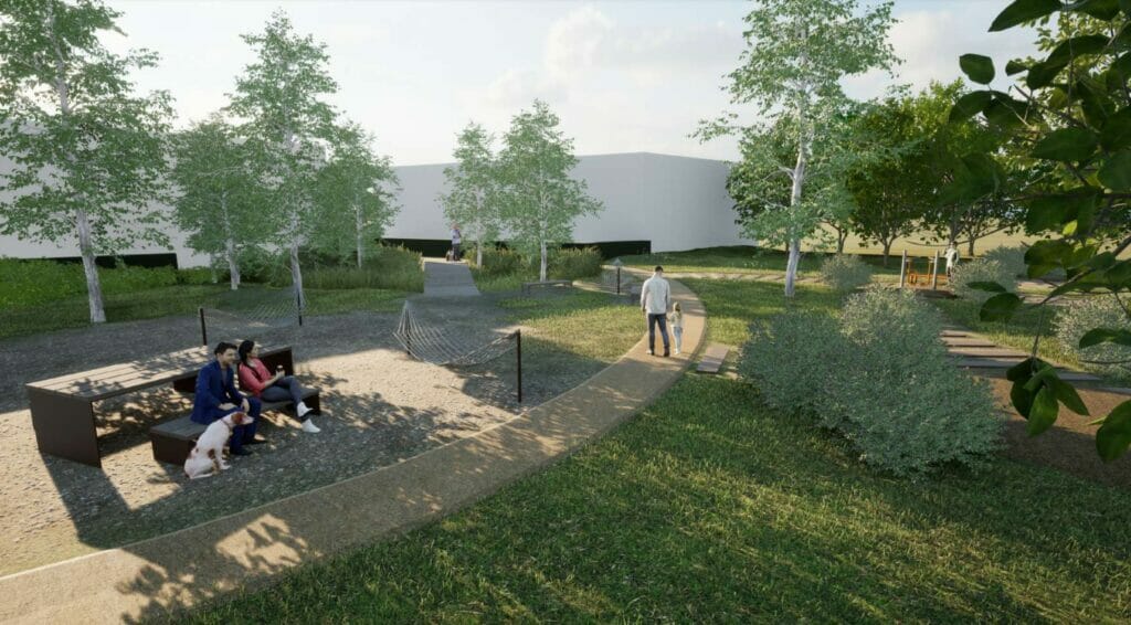 Skveras prie Varnės g. 15 (Varnės g.) - Laukums - vizualizācija