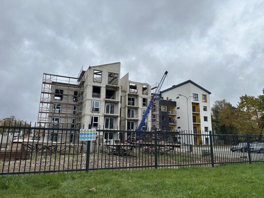 Paparčio žiedas 2 etapas (Partizanų g. 192B) - Multi apartment - construction photos