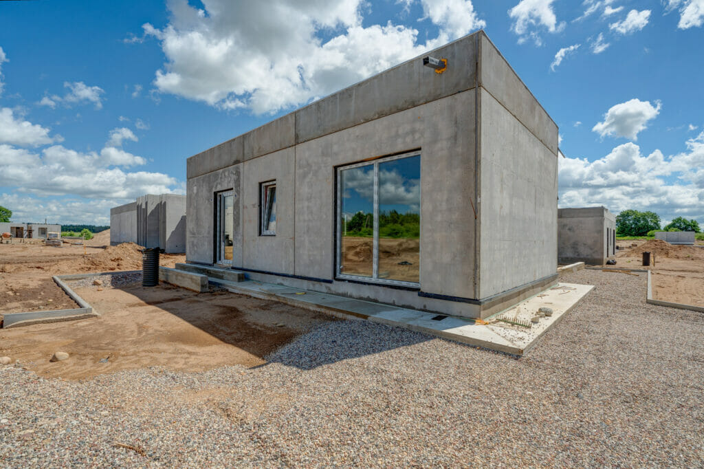 Trakų kaimynystė 1 etapas (Zubiškių g. 2 - 82) - Private house community - construction photos