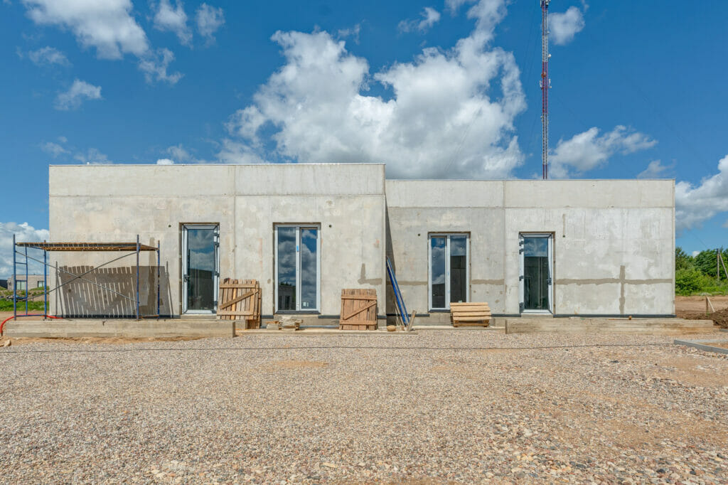 Trakų kaimynystė 1 etapas (Zubiškių g. 2 - 82) - Private house community - construction photos