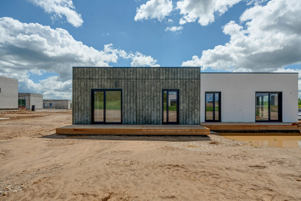 Trakų kaimynystė 1 etapas (Zubiškių g. 2 - 82) - Private house community - construction photos