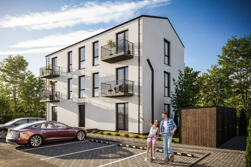 Stirnų namai (Stirnų g. 62, 64, 66, 68) - Multi apartment - visualization