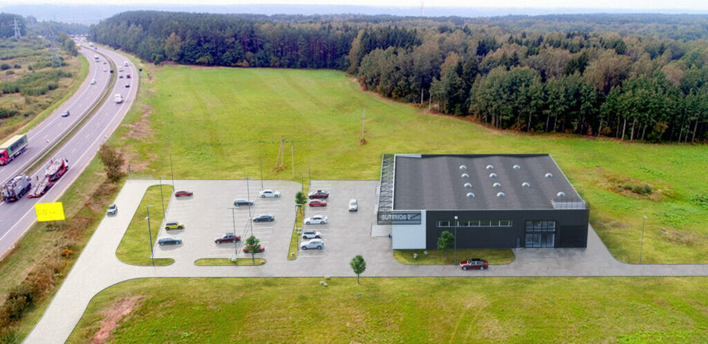 Sutemos g. 2 (Sutemos g. 2) - Autosalons / Auto apkalpošanas centrs, Noliktava / Izplatīšanas centrs - vizualizācija