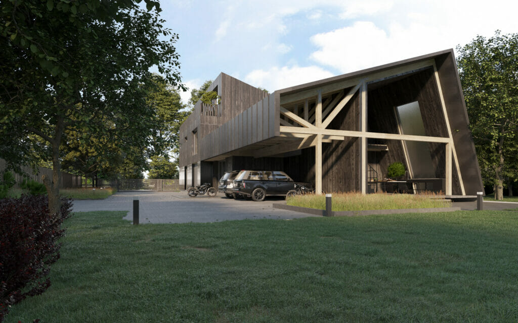 Tīklu iela 3 (Tīklu iela 3) - Private house community - visualization