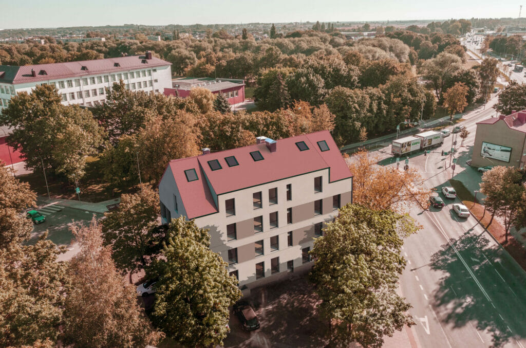 Tilžės g. 34 (Tilžės g. 34) - Multi apartment, Office center - visualization
