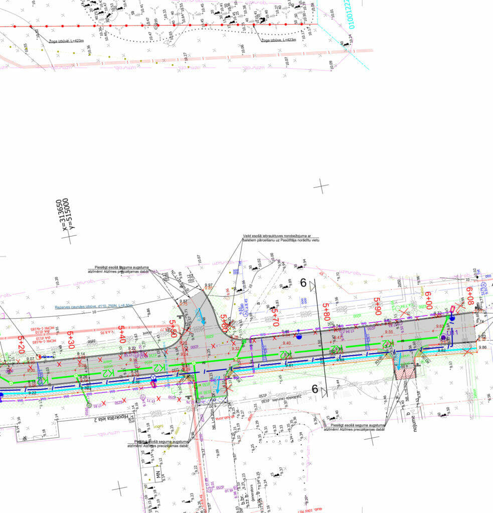 Stacionāra “Gaiļezers” ziemeļu apbraucamais ceļš (Hipokrāta iela 2) - Road - visualization