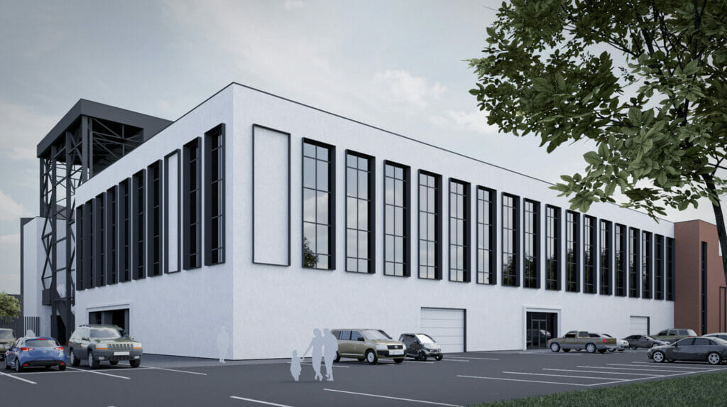 Švyturys UP | Urban park 2 etapas (Bangų g. 2) - Office center, Other sports - visualization