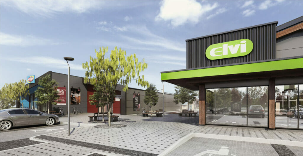 Lielā iela 26 (Lielā iela 26, Mārupe) - Shopping center - visualization