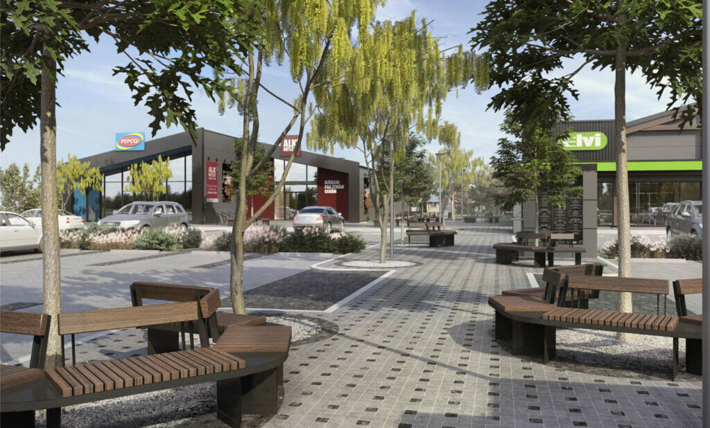 Lielā iela 26 (Lielā iela 26, Mārupe) - Shopping center - visualization