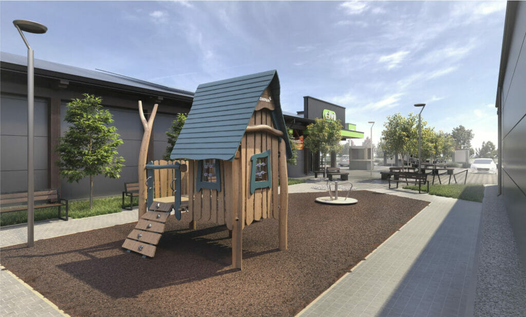 Lielā iela 26 (Lielā iela 26, Mārupe) - Shopping center - visualization