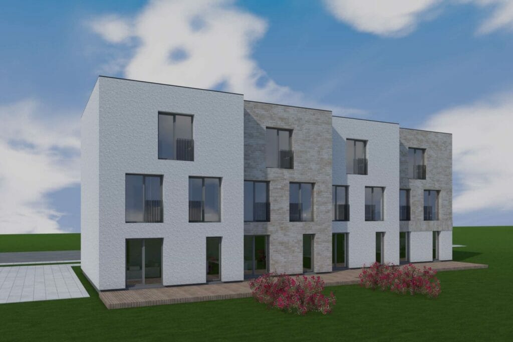 Namas Padekaniškių vs. (Padekaniškių vs.) - Row housing - visualization