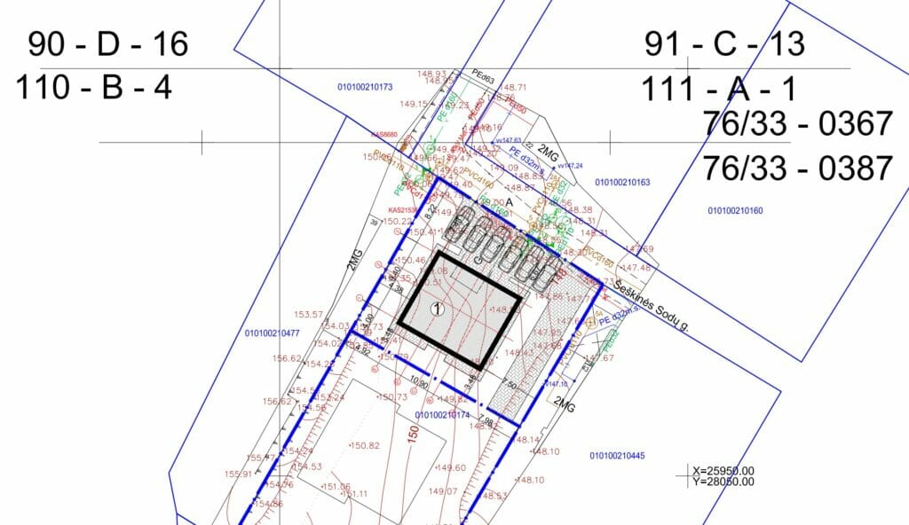 Šeškinės Sodų g. 41 (Šeškinės Sodų g. 41) - Row housing - visualization
