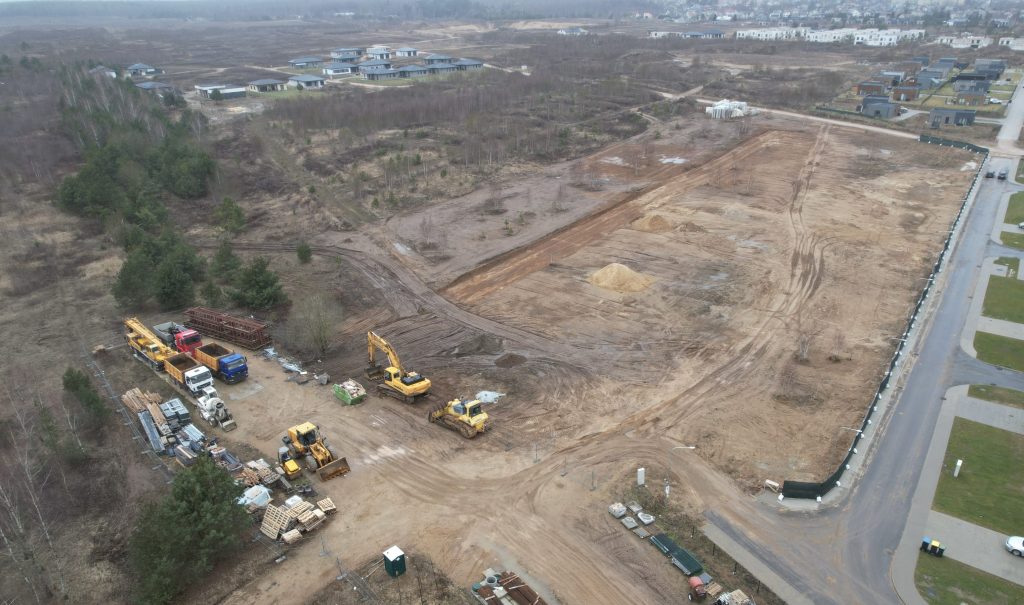 Trakų kaimynystė 2 etapas (Zubiškių g. 84, 86, 88 - 188) - Private house community - construction photos